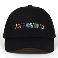 ASTROWORLD Baseball Caps Travis Scott 100% Cotton Unisex Astroworld Dad Hat Cap TOUR Embroidery Man Women Summer Hat