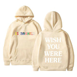 TRAVIS SCOTT ASTROWORLD WISH YOU WERE HERE HOODIES fashion letter ASTROWORLD HOODIE streetwear Man woman Pullover Sweatshirt