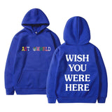 TRAVIS SCOTT ASTROWORLD WISH YOU WERE HERE HOODIES fashion letter ASTROWORLD HOODIE streetwear Man woman Pullover Sweatshirt