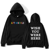 2020NEW Men hoodies Travis Scott Astroworld WISH YOU WERE HERE Sweatshirt Men fashion letter print Hoodie Men and woman Pullover