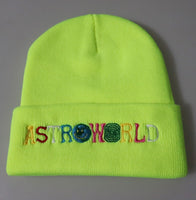 Astroworld Beanies Travis Scott Knitted Embroide rCaps Winter Bonnet Hats for Adult Kids